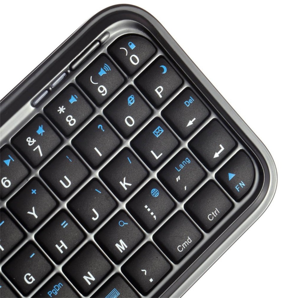 Mini Wireless Rechargeable Ultra-Thin Bluetooth 3.0 Keyboard - Black Mini Wireless Rechargeable Ultra-Thin Bluetooth 3.0 Keyboard - Black