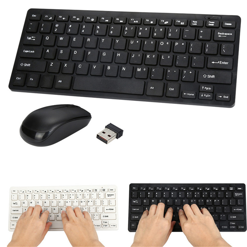 2.4GHz Wireless Gaming Mouse and Keyboard Set - Black 2.4GHz Wireless Gaming Mouse and Keyboard Set - Black