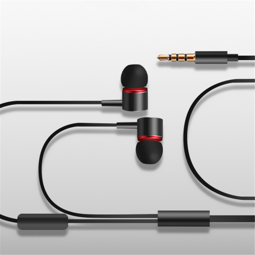 New Fashion High-end Metal In-ear Headphones- Black New Fashion High-end Metal In-ear Headphones- Black