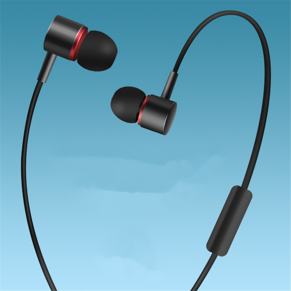 New Fashion High-end Metal In-ear Headphones- Black New Fashion High-end Metal In-ear Headphones- Black