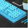 Keyboards - 616 Wired Keyboard Mechanical Feel PBT Keycaps for Computer