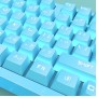 Keyboards - 616 Wired Keyboard Mechanical Feel PBT Keycaps for Computer