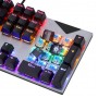 Keyboards - K200 Blue Switch Dust-proof Full-Key No Rush Marquee Business Gaming Real Mechanical Keyboard