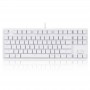 Keyboards - K870 Pluggable Wired Mechanical Keyboard Blue Switch 26-Key without Punch 87-Key Dustproof for Game Office