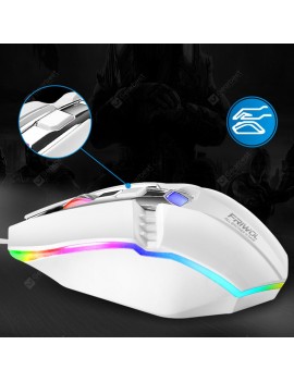 W20 Wired Game Keyboard Mouse Metal Set