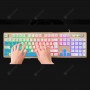 Keyboards - W20 Wired Game Keyboard Mouse Metal Set