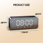 Speakers - Wireless Bluetooth Speaker FM Radio Sound Box Desktop Alarm Clock Subwoofer Music Player TF Card Bass Speaker Boom For All Phone