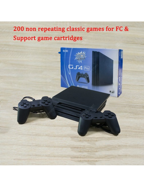 Game Accessories - 8Bit Game Station Controller 4 GS4 PRO for FC TV Player Video Game Console Built-in 200 Non-repeating Games Extra Cartridge Gift