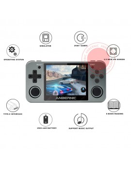 HDMI ANBERNIC Retro Game RG350 Video Games Upgrade Game Console PS1 Game 64bit Opendingux 3.5 inch 2500+ Games RG350m Child Gift