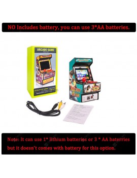 Mini Arcade Game 156 Classic Handheld Games Portable for Kids & Adults 2.8inch Eye-Protected Colorful Screen & Rechargeable Battery