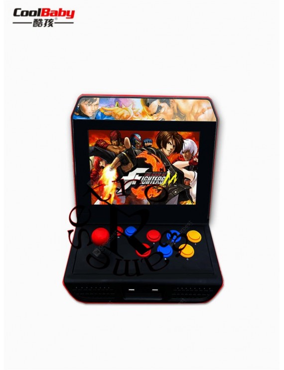 Game Accessories - new A10 12 inch HD screen 4GB retro game console with Rocker arcade nostalgic fighting game support TV connection