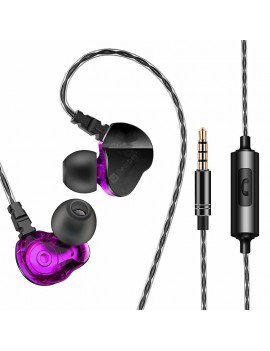 2018 New Super Cool and Fashionable Heavy Bass Double Moving-coil Headphone