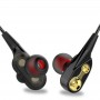 Earbud Headphones - In-Ear Double-Acting Ring Running Game Music Headphone
