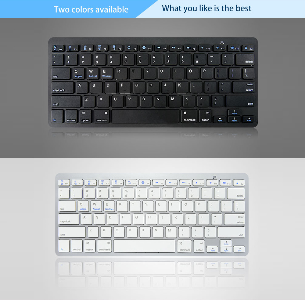 X5 Wireless Bluetooth Keyboard - Platinum