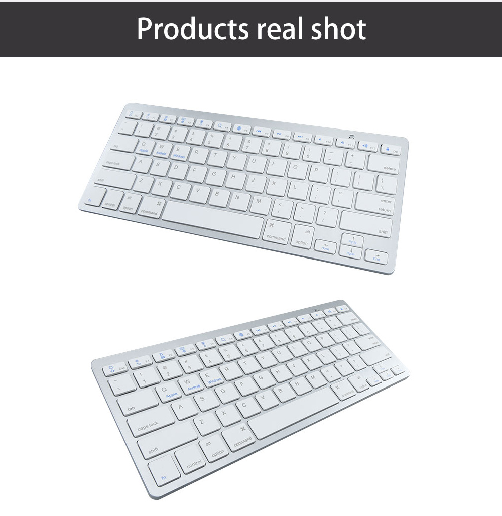 X5 Wireless Bluetooth Keyboard - Platinum