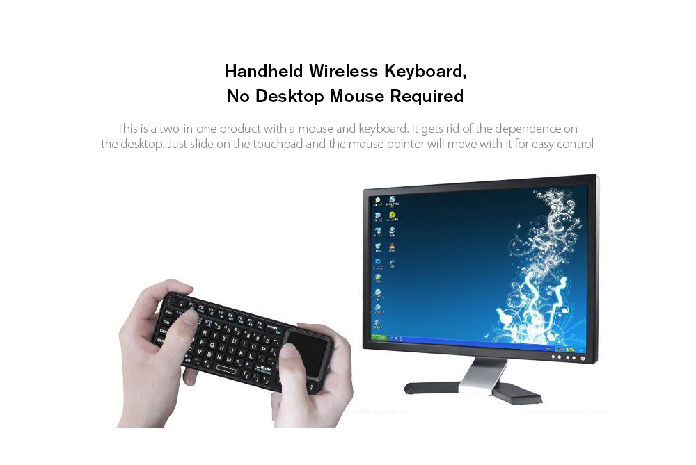 E221 2.4GHz Wireless Mini Keyboard Portable