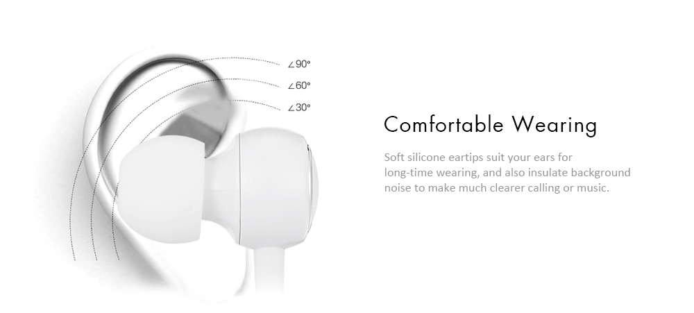 K28 In-ear Earphone with Microphone Earbuds for iPhone and Samsung Smartphones- Black